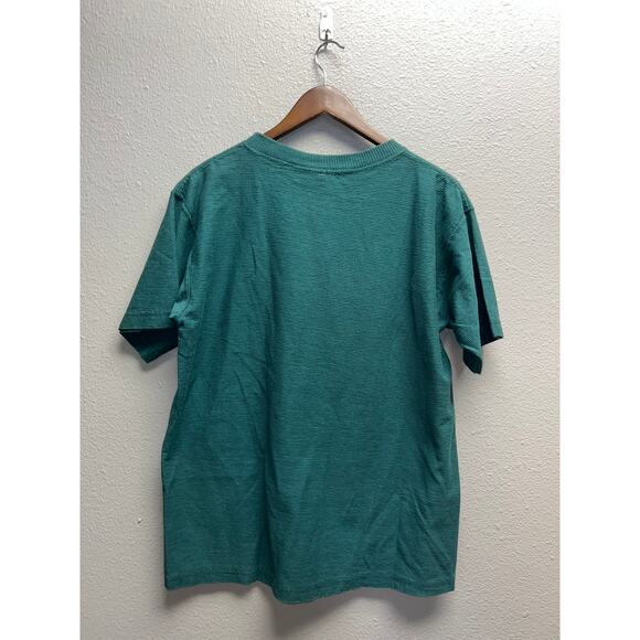 Vintage Bald Eagle Shirt Hazelwoods Green Bird Nature Animal Tee 90s 1990s Large - Picture 9 of 11